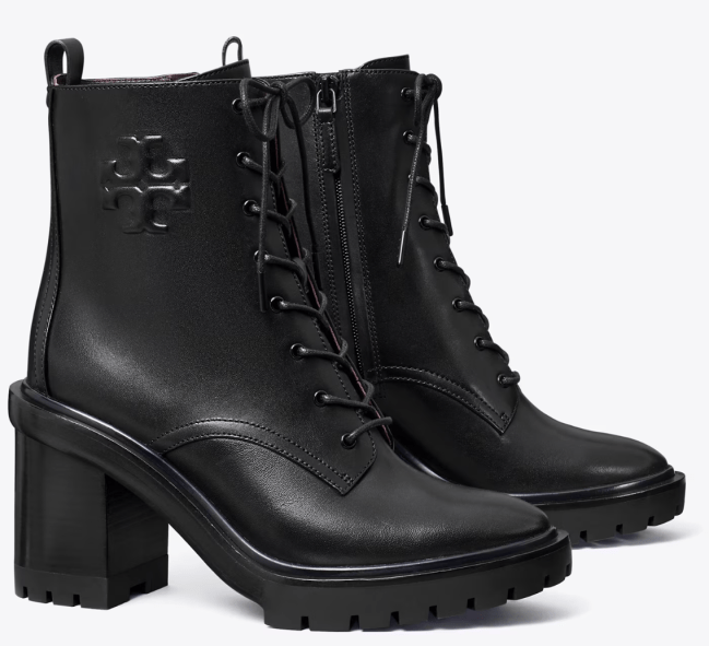 Double T Lug Ankle Boot