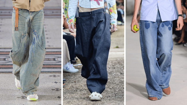 namesake, walter van beirendonck, masu jeans on the spring/summer 2025 runways