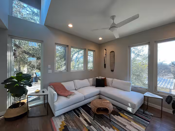 A view from the living room