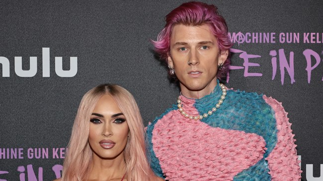 NEW YORK, NEW YORK - JUNE 27: Megan Fox and Colson Baker "Machine Gun Kelly"  attend "Machine Gun Kelly's Life In Pink" premiere at on June 27, 2022 in New York City.