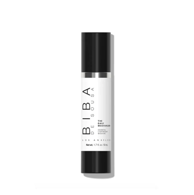 Biba De Sousa Daily Moisturizer in a white tube.