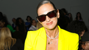 Jenna Lyons attends Sergio Hudson Collection 12 Runway Show at Spring Studios on September 10, 2023 in New York City.