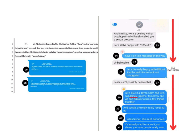 justin baldoni texts