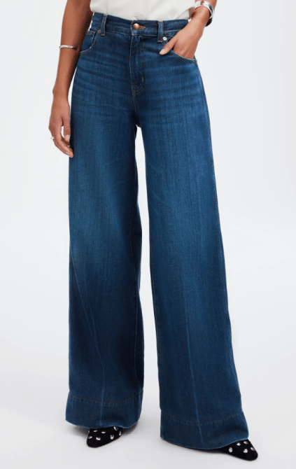 Madewell Softdrape Denim Superwide-Leg Jeans