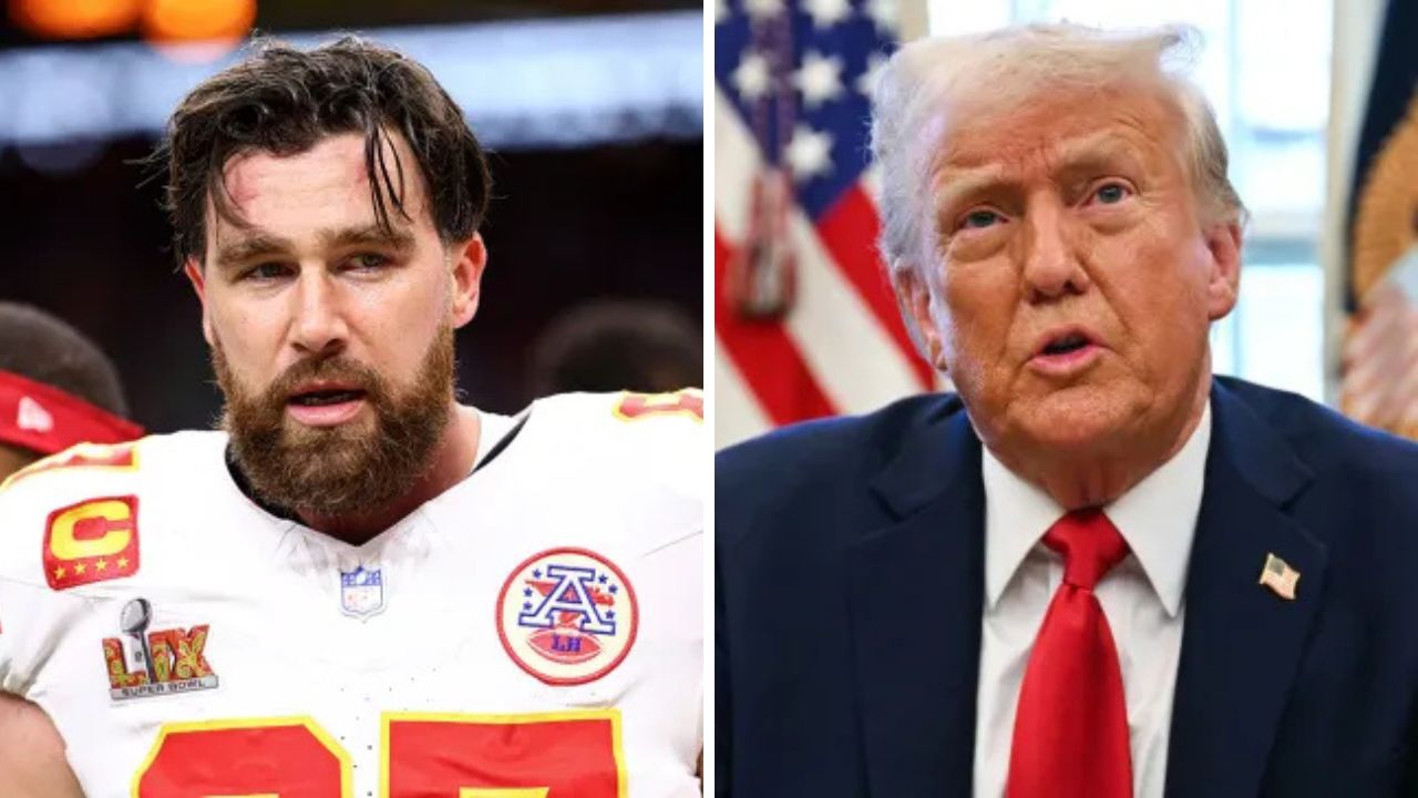 Travis Kelce and Donald Trump