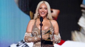 LOS ANGELES, CALIFORNIA - FEBRUARY 02: Beyoncé is seen onstage at the 67th annual GRAMMY Awards on February 02, 2025 in Los Angeles, California