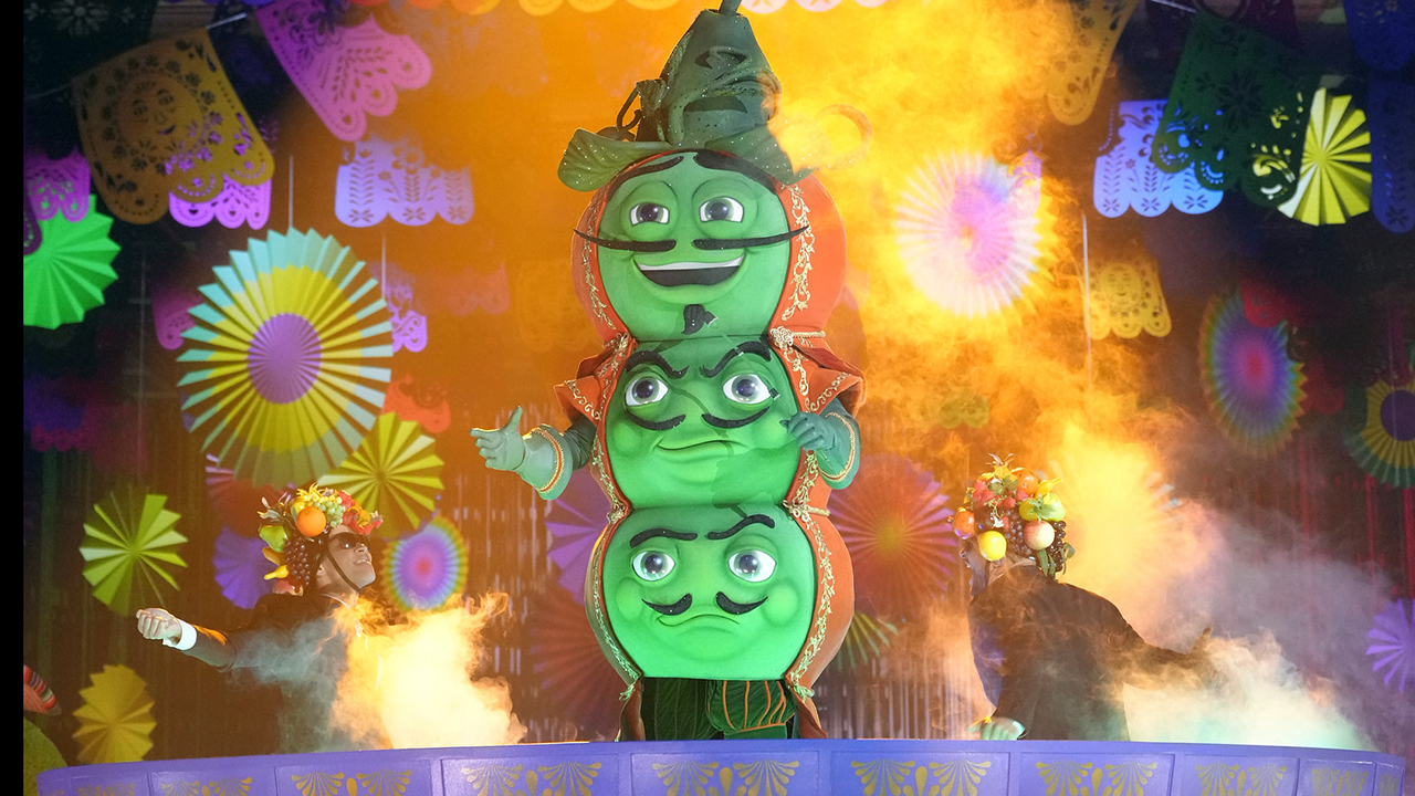 THE MASKED SINGER: Fuzzy Peas in the season 13 premiere of THE MASKED SINGER airing Wednesday, Feb. 12 (8:00-9:02 PM ET/PT) on FOX