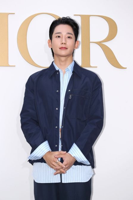 South Korean actor Jung Hae-In attends the DIOR “Dioriviera” collection launching at Dior Seongsu on May 29, 2024 in Seoul, South Korea.