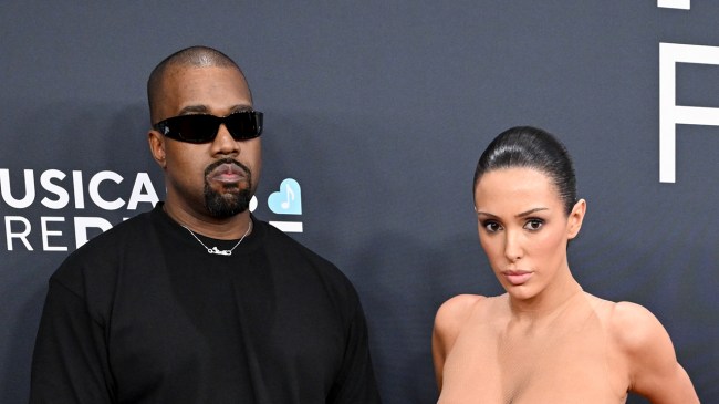 Kanye West, Bianca Censori at the 67th GRAMMY Awards held at the Crypto.com Arena on February 2, 2025 in Los Angeles, California.