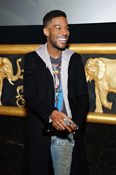 NEW YORK, NY - JANUARY 29:  Actors Aaron Paul and Scott Mescudi introduce their highly anticipated movie 'NEED FOR SPEED' during a special screening for fans on January 29, 2014 in New York City.