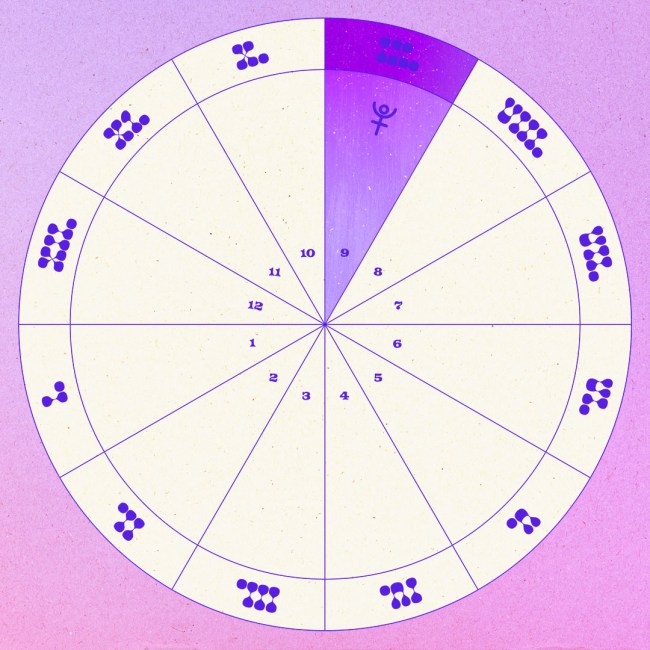 Pluto in the ninth house