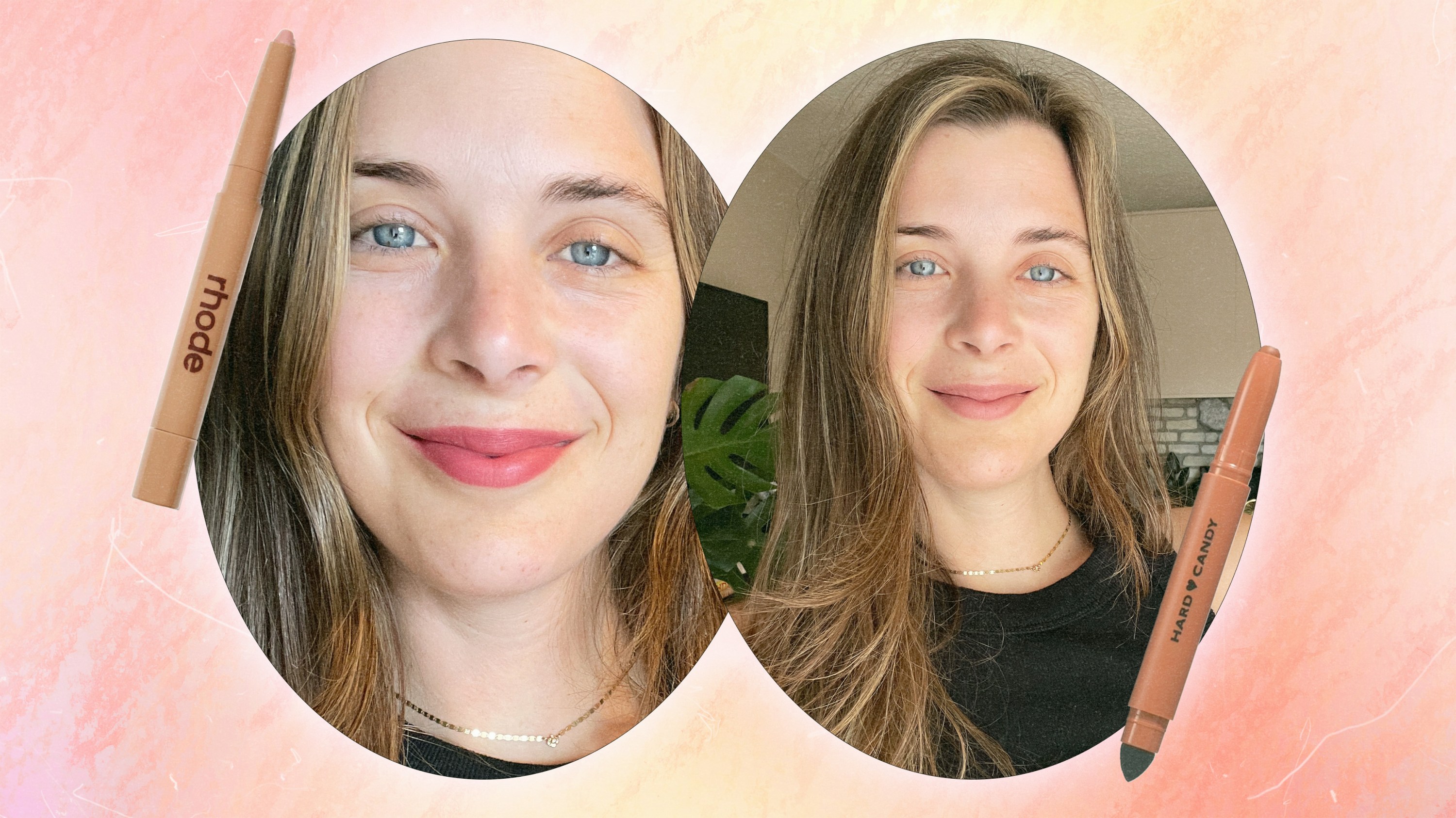 Hard Candy Lipstick vs. Rhode Lip Shape