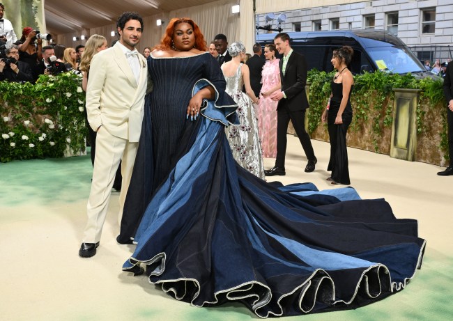 US fashion designer Zac Posen (L) and US actress Da'Vine Joy Randolph arrive for the 2024 Met Gala at the Metropolitan Museum of Art on May 6, 2024, in New York. The Gala raises money for the Metropolitan Museum of Art's Costume Institute. The Gala's 2024 theme is "Sleeping Beauties: Reawakening Fashion."
