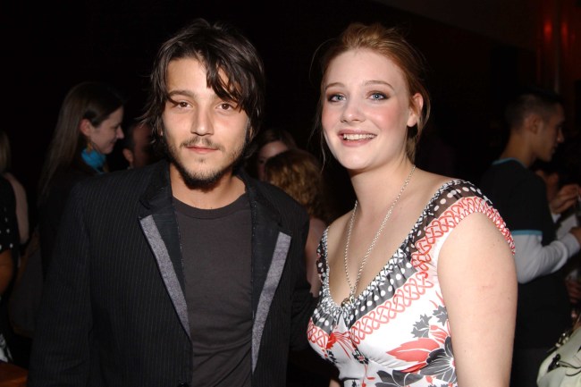 Diego Luna and Romola Garai attend(s) Teen Vogue and Amy Astley screening of "Dirty Dancing: Havana Nights" at Bryant Park Hotel on February 7, 2004 in New York City.