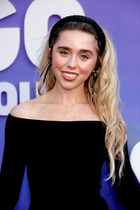 LOS ANGELES, CALIFORNIA - OCTOBER 25: Jenna Davis  attends the Los Angeles Premiere Of Netflix's "Olivia Rodrigo: GUTS World Tour"at NYA EAST on October 25, 2024 in Los Angeles, California.