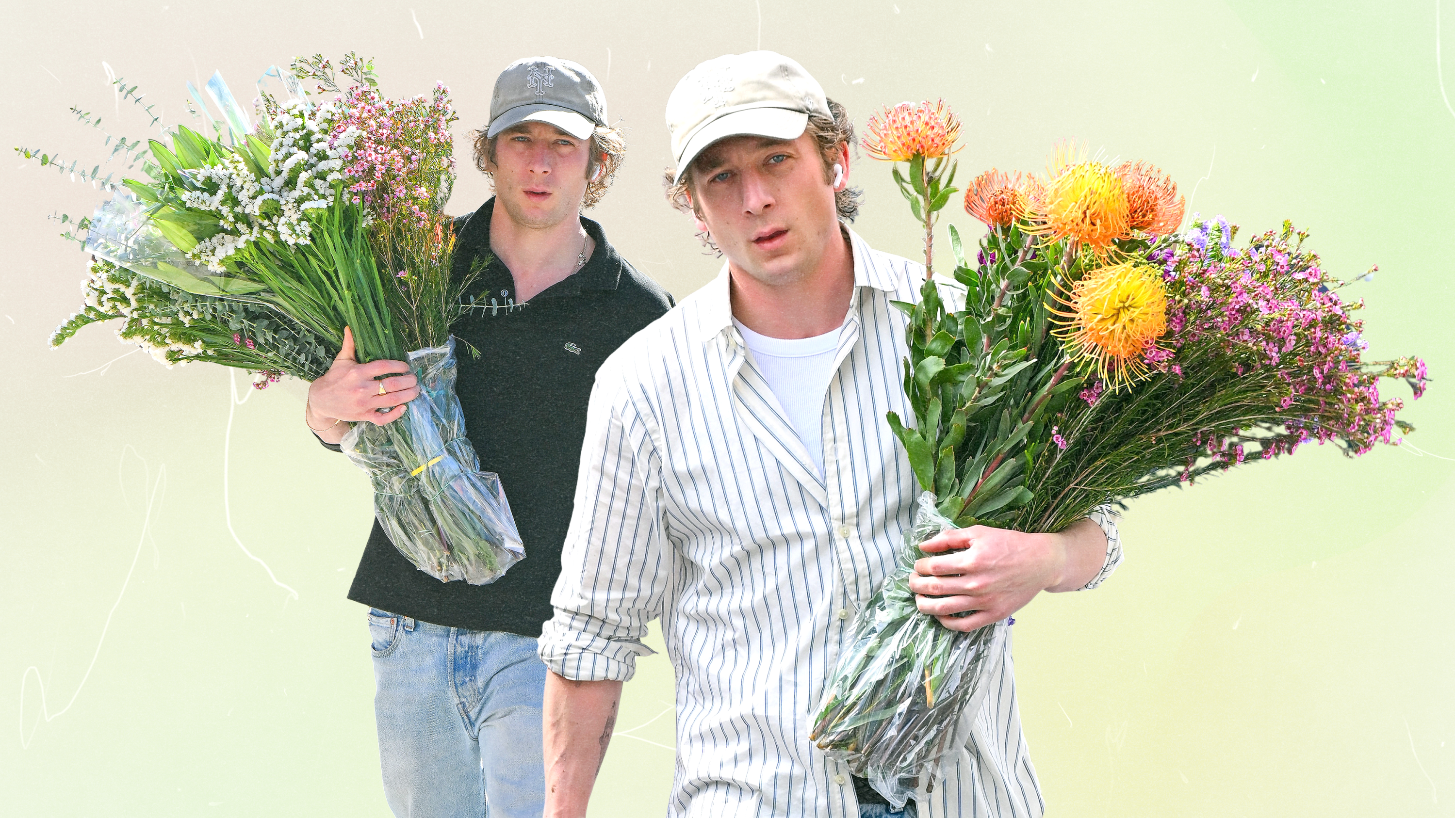 Jeremy Allen White farmers market.