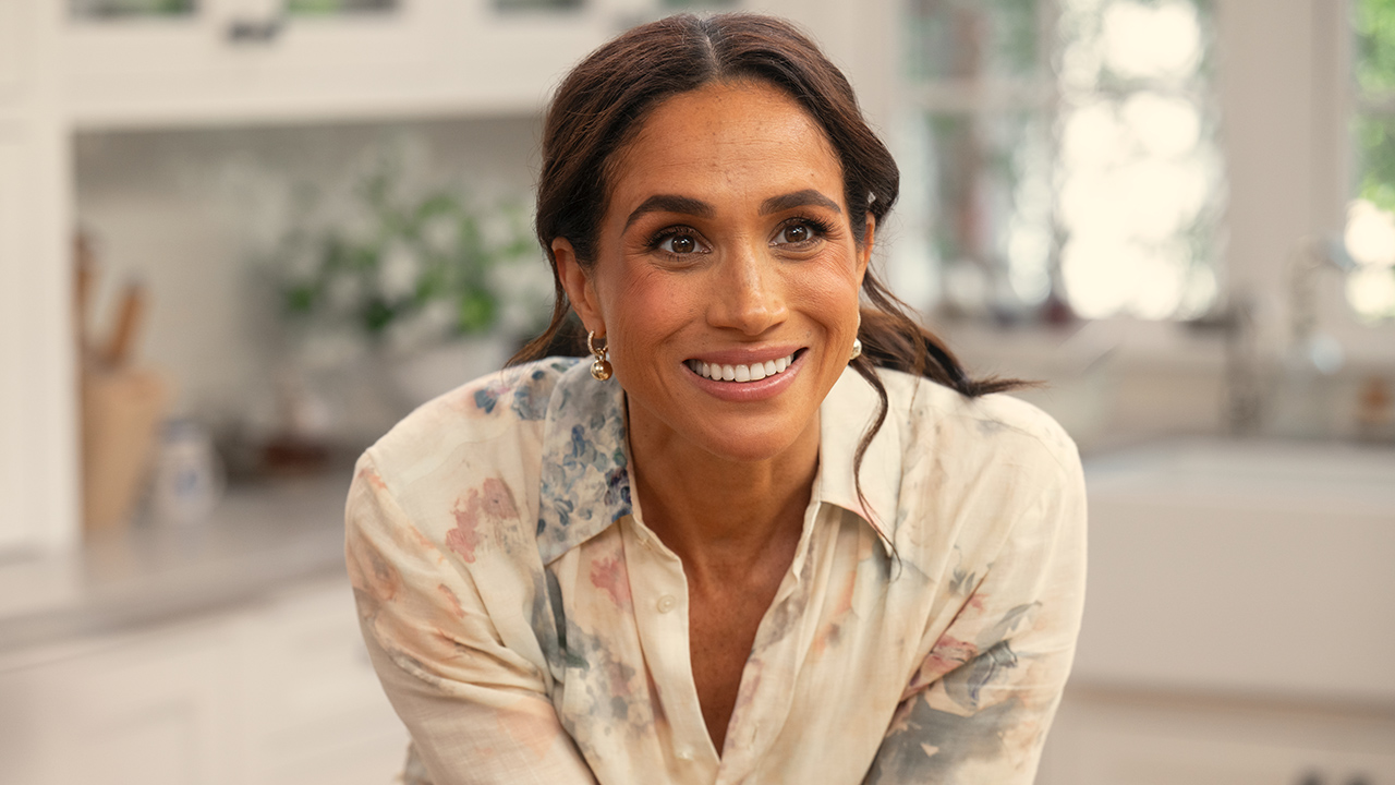 With Love, Meghan. Meghan, Duchess of Sussex in episode 108 of With Love, Meghan.