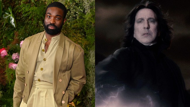 Paapa Essiedu / Alan Rickman as Severus Snape in Harry Potter and the Half-Blood Prince