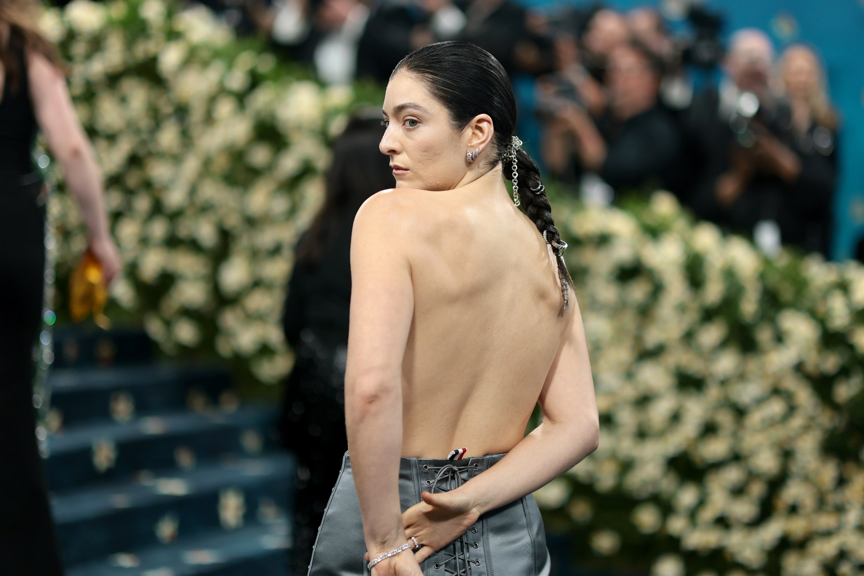 NEW YORK, NEW YORK - MAY 05: Lorde attends the 2025 Met Gala Celebrating "Superfine: Tailoring Black Style" at Metropolitan Museum of Art on May 05, 2025 in New York City.  (Photo by Dimitrios Kambouris/Getty Images for The Met Museum/Vogue)