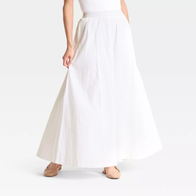 A New Day Maxi Picnic A-Line Skirt