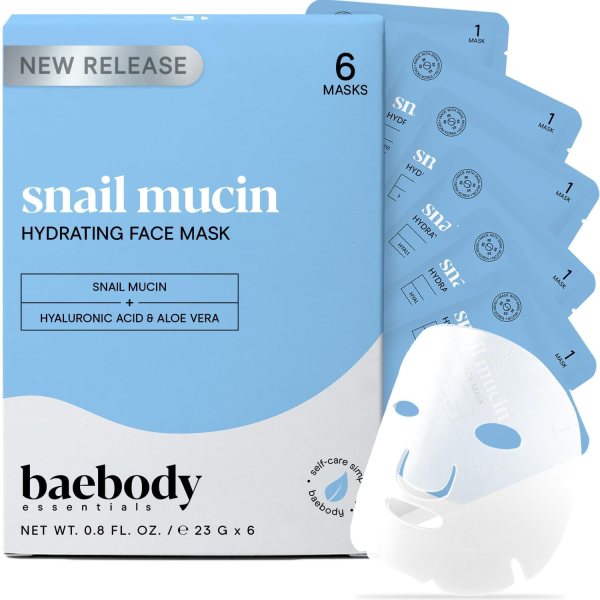 Shoppers Say This $3 Snail Mucin Sheet Mask Vanishes Wrinkles