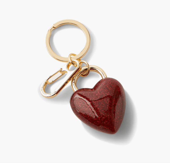 Rubi Shoes Red Puffy Heart Bag Charm