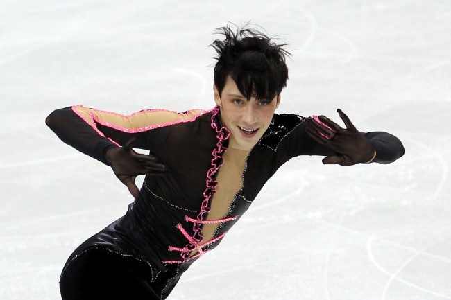 VANCOUVER, BC - FEBRUARY 16:  Johnny Weir of the United States competes in the men's figure skating short program on day 5 of the Vancouver 2010 Winter Olympics at the Pacific Coliseum on February 16, 2010 in Vancouver, Canada.