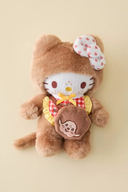 Sanrio Hello Kitty Gingham Plushie Keychain