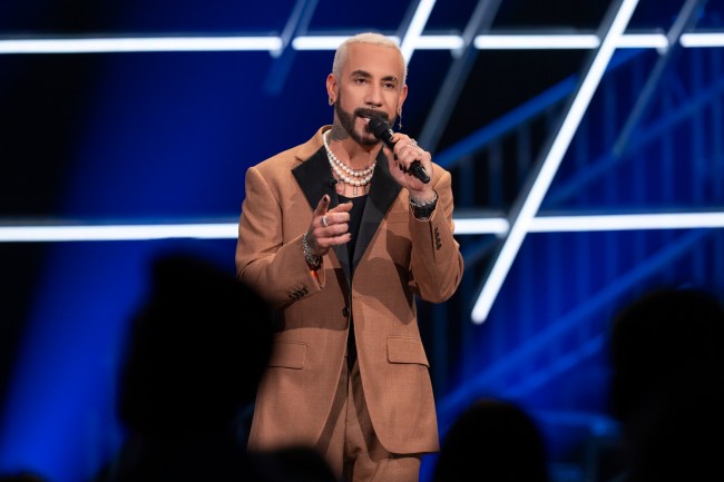 Building The Band. AJ McLean in episode 107 of Building The Band.