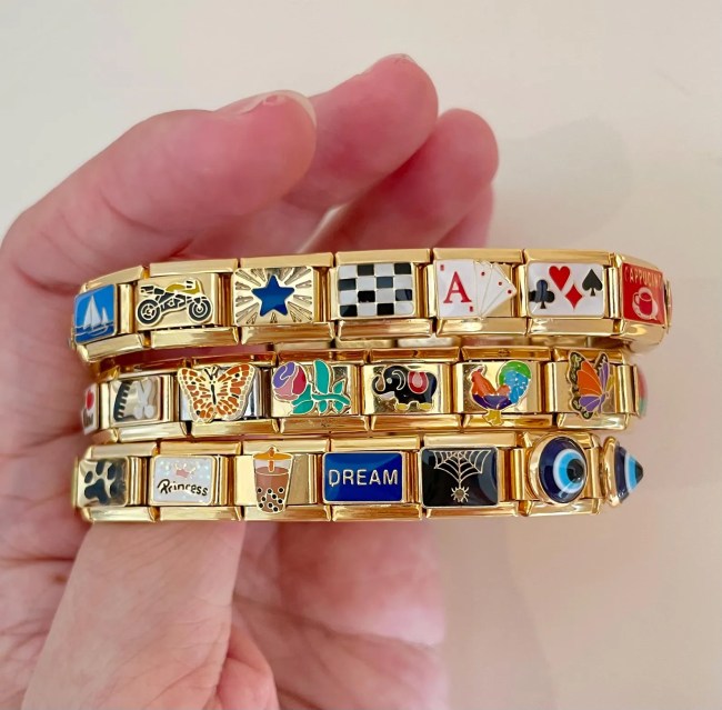 The Home Sets Personalized Italian Charm Bracelet