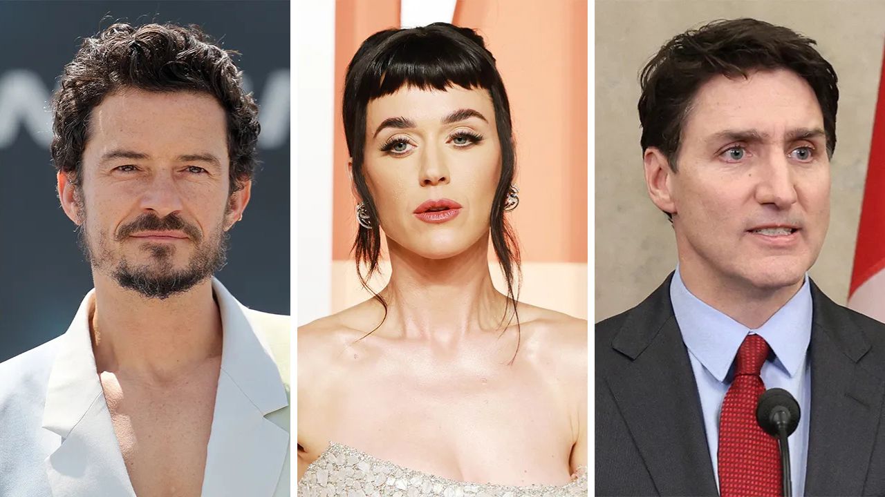 Orlando Bloom, Katy Perry, Justin Trudeau