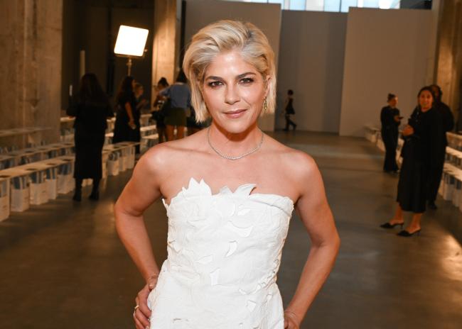 Selma Blair at the Simkhai fashion show as part of Spring/Summer 2026 New York Fashion Week on September 11, 2025 in New York, New York.
