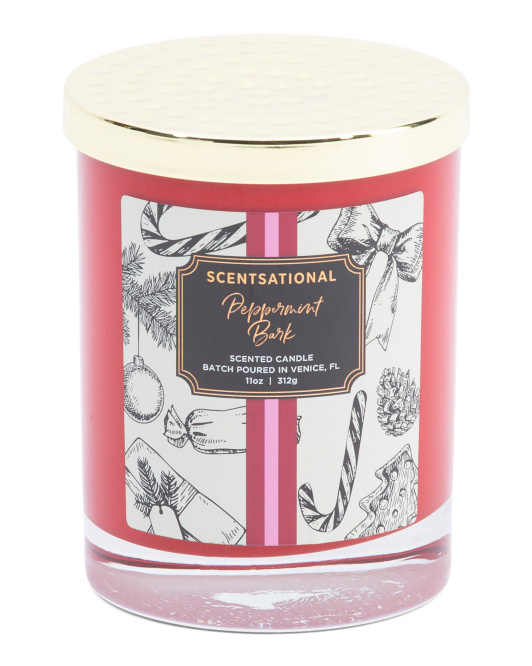 Scentsational Peppermint Bark Candle