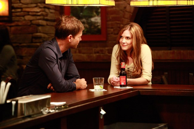 THE VAMPIRE DIARIES, (from left): Matt Davis, Sara Canning, 'History Repeating', (Season 1, airing Nov. 12, 2009), 2009-.
