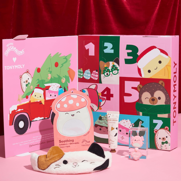 The Squishmallows x TONYMOLY Skincare Advent Calendar Is on Sale