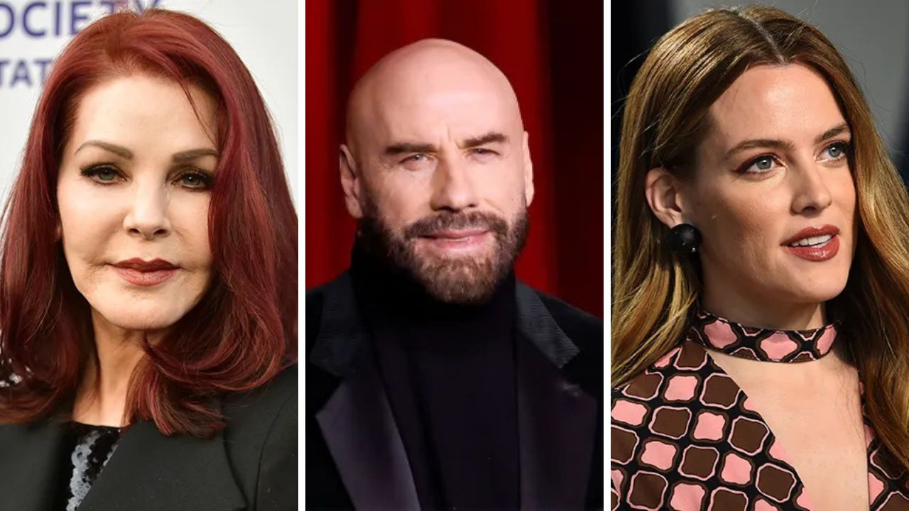 Lisa Marie Presley, John Travolta, Riley Keough