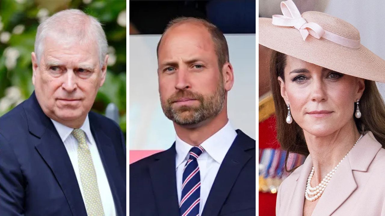 Andrew, Prince William, Kate Middleton