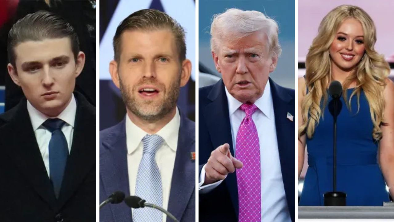 Barron Trump, Eric Trump, Donald Trump, Tiffany Trump